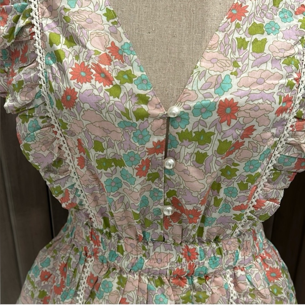 Floral Ruffle Dress - Picture 5 of 8